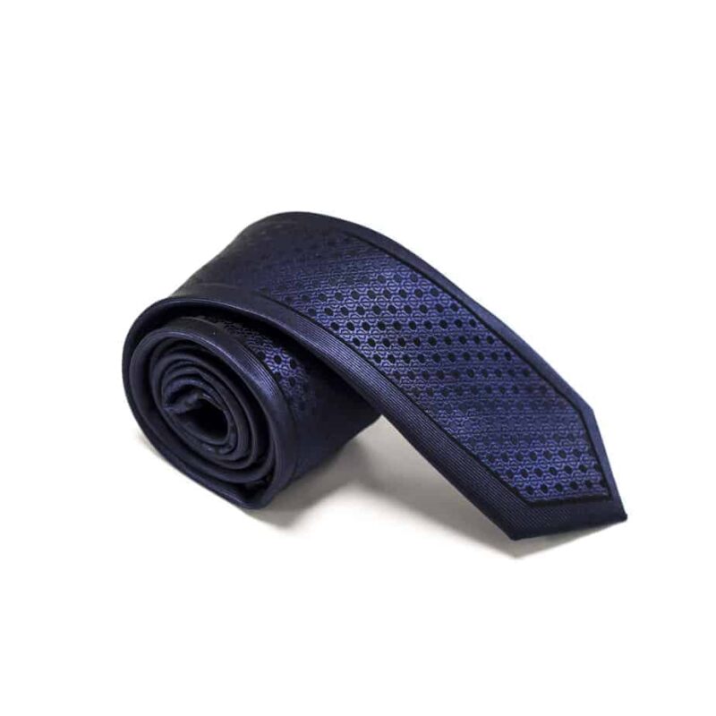 Klassisk blåternet slips 7