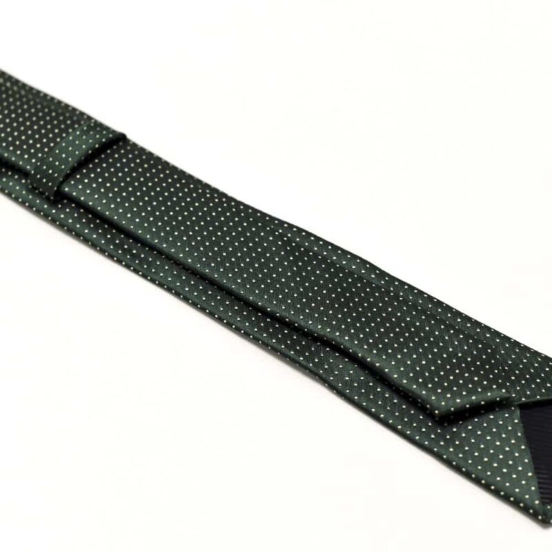 Klassisk-slips-grøn-prikket4