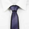 Klassisk slips sort og lilla 12