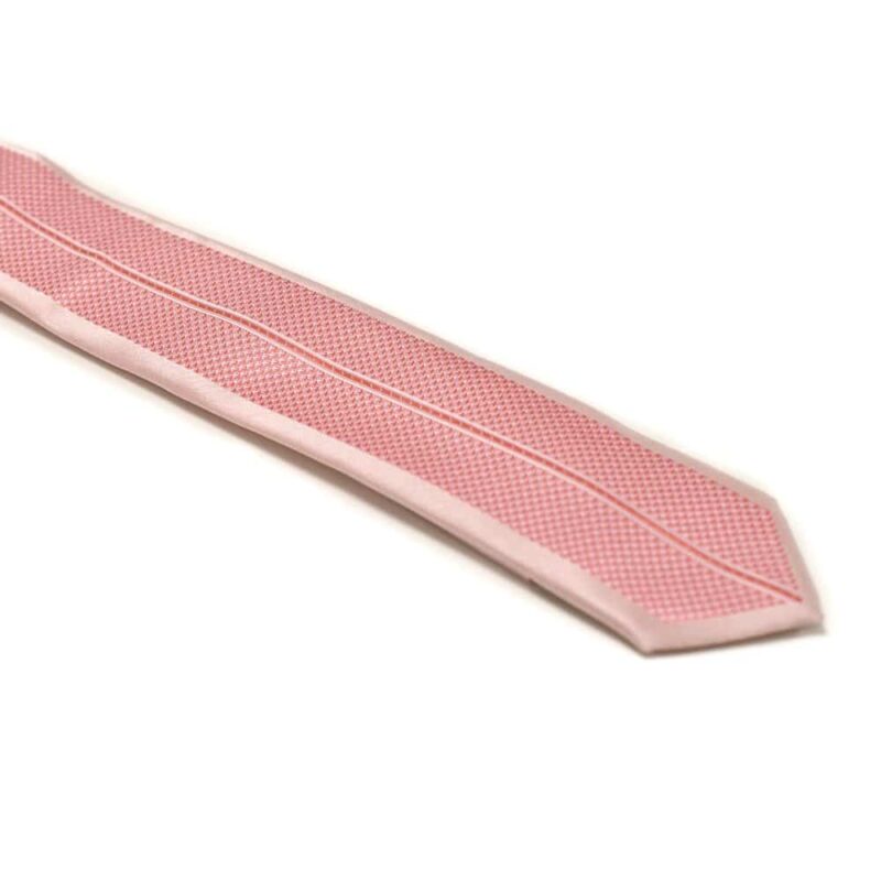 Moderne prikket lyserødt slips 2