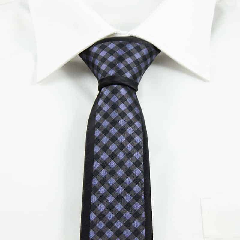 Klassisk sølvternet slips 6