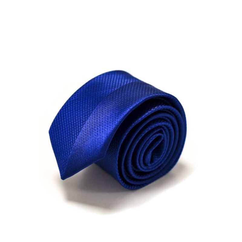 Moderne-royal-blå-slips-med-struktur4