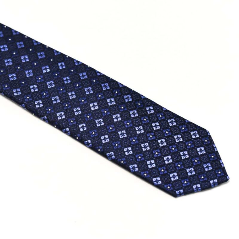 Moderne-slips-blåt-mønster1