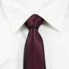 Mønstret slips sort og rødt 12