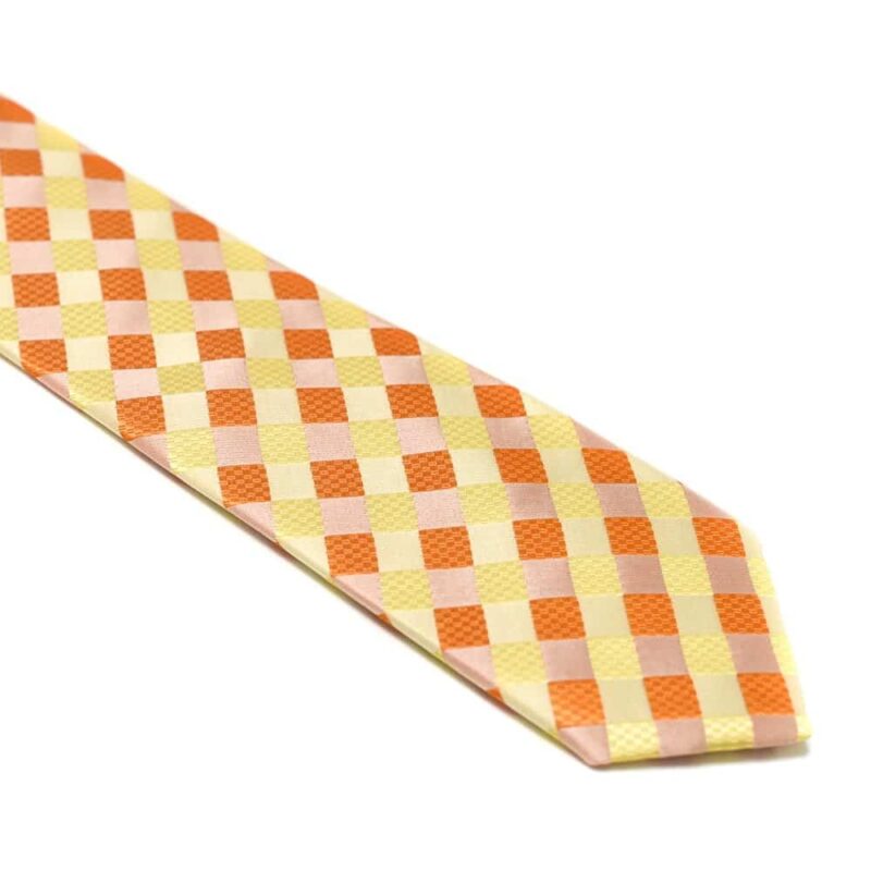 Ternet slips - Guld og orange 2