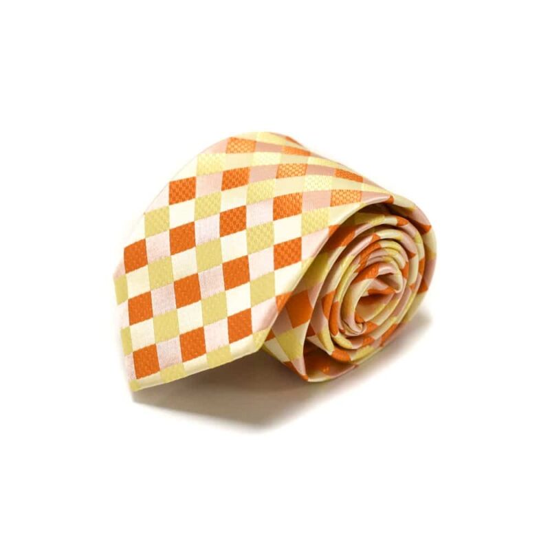 Ternet slips - Guld og orange 4