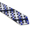 Ternet slips - Blå og sølv 7