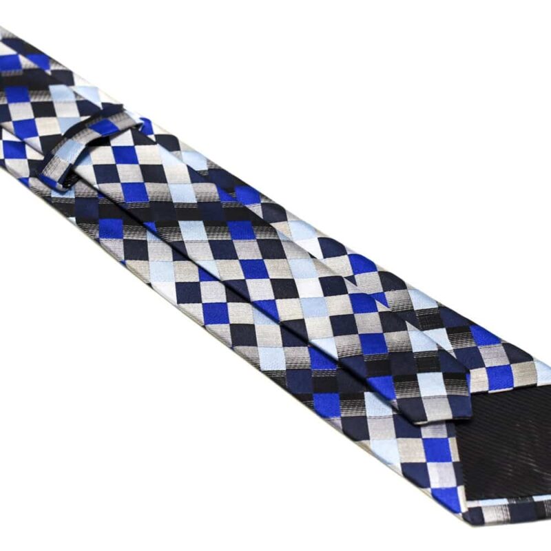 Ternet slips - Blå og sølv 3