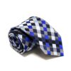 Ternet slips - Blå og sølv 6