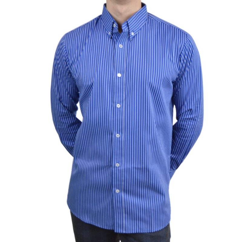 Tailormade - Skjorte blå & hvid 1