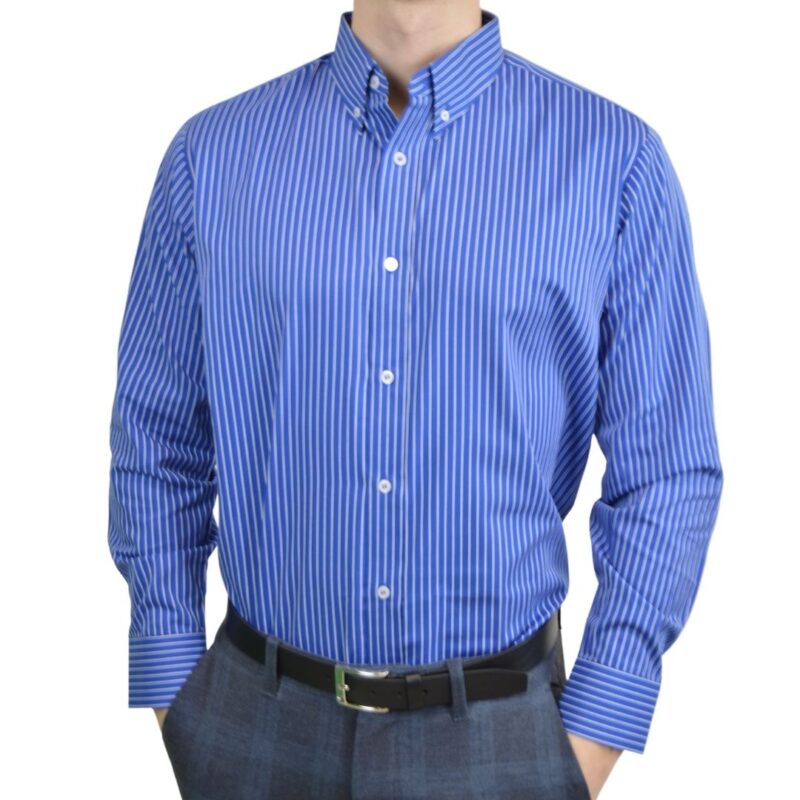 Tailormade - Skjorte blå & hvid 4