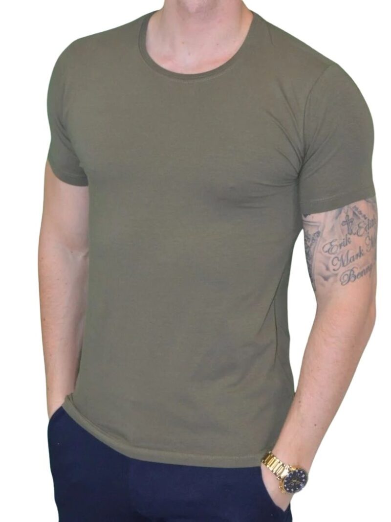Premium-xtreme-stretch-t-shirt-army-groen-1-1