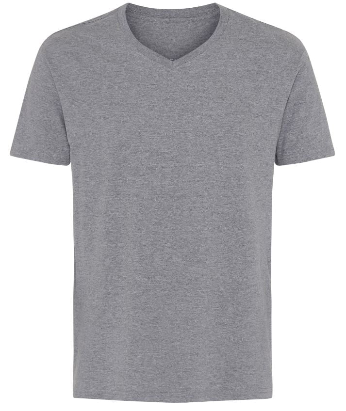 Basic T-shirt V-Neck Grå 2