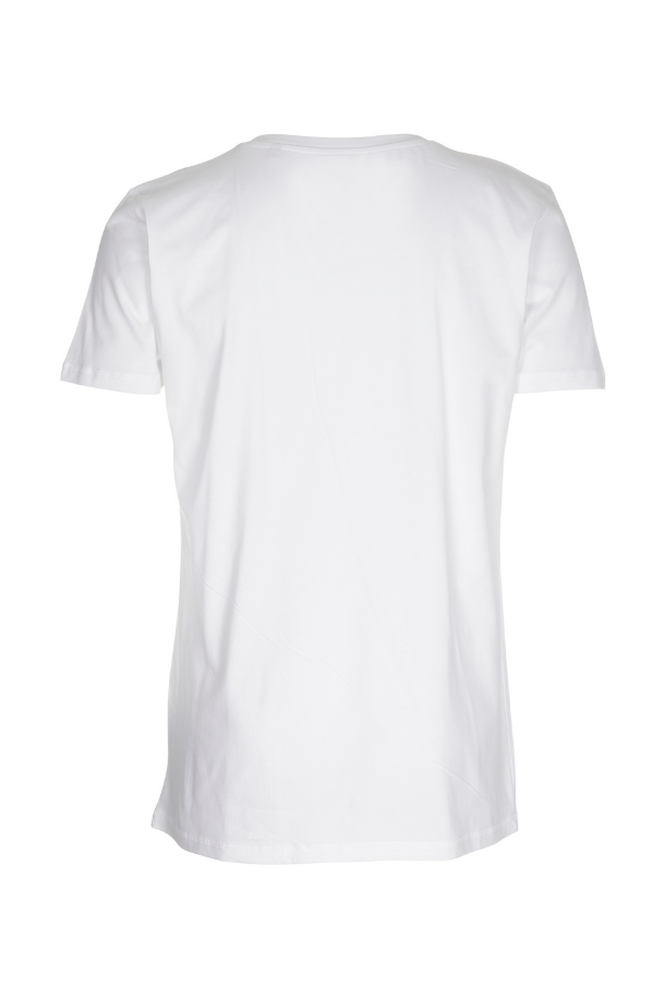 T-shirt - Deep V-Neck Hvid 2