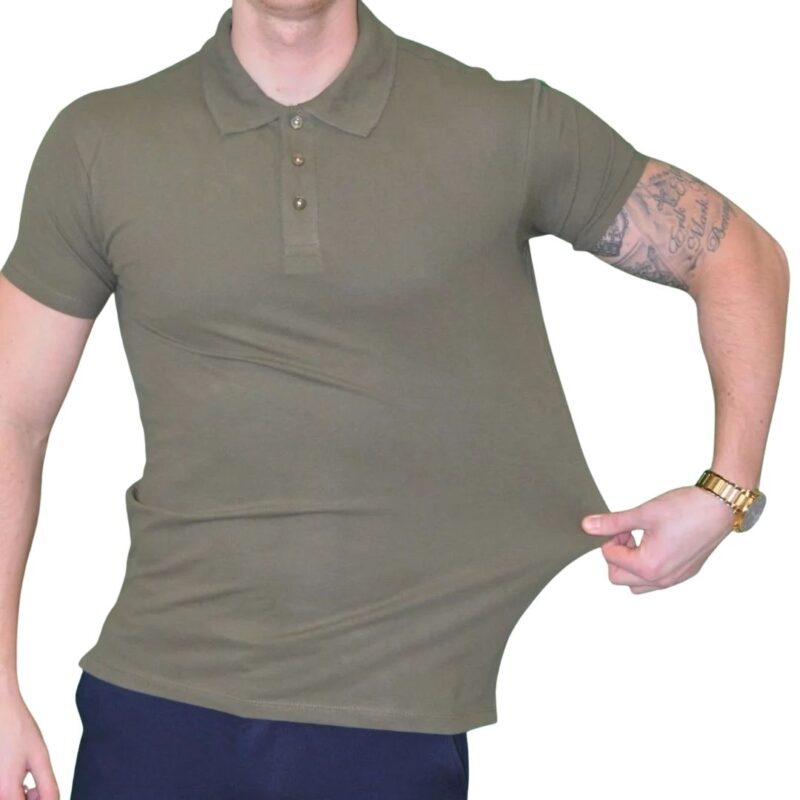 Xtreme-stretch-poloshirt-army-groen-shirt-2