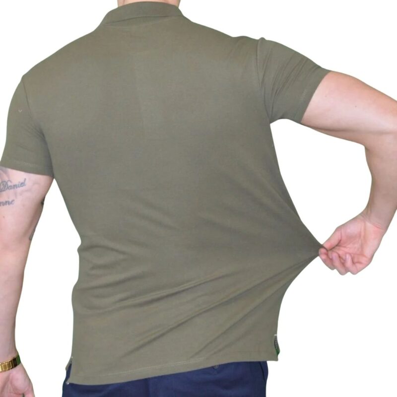 Xtreme-stretch-poloshirt-army-groen-tshirt-1