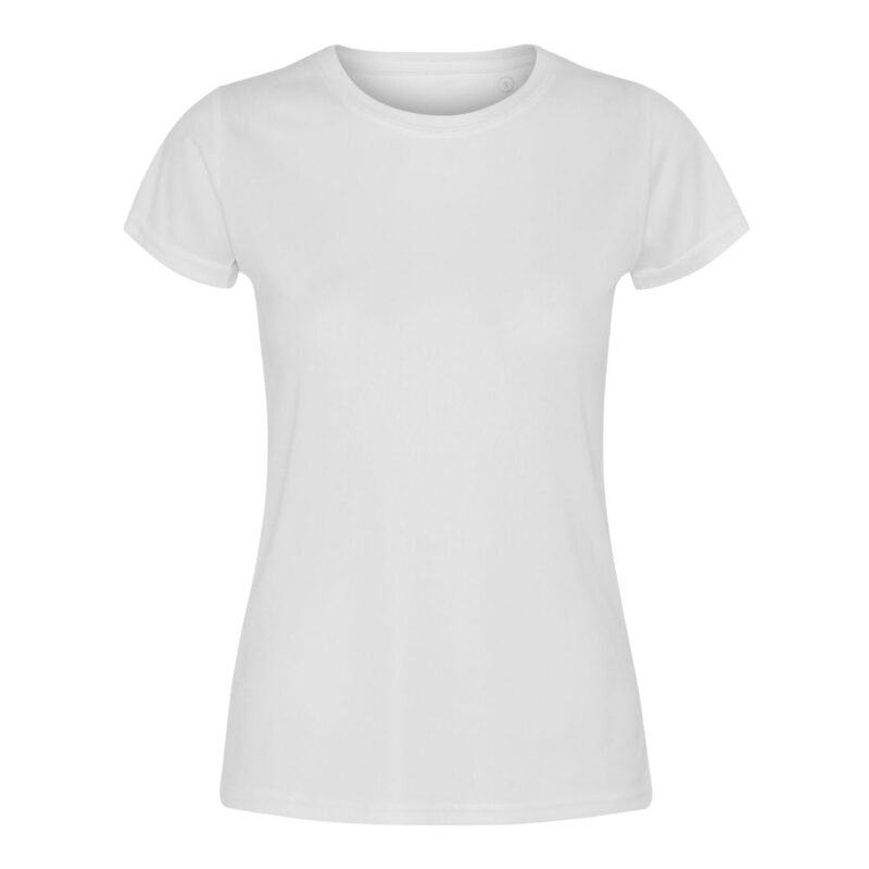 Fitness T-shirt Dame Hvid 1