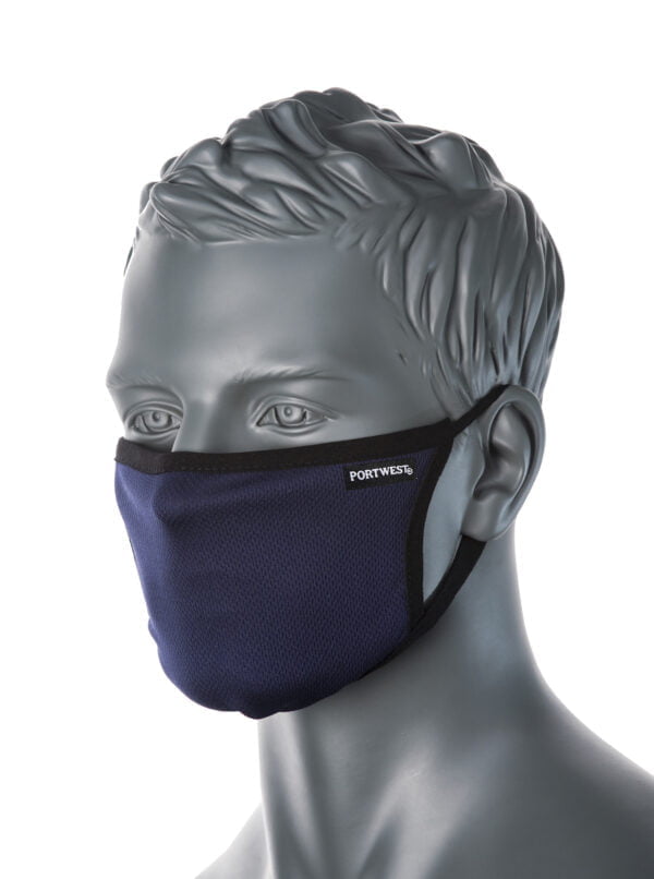Premium Stof Maske Navy Blå 1