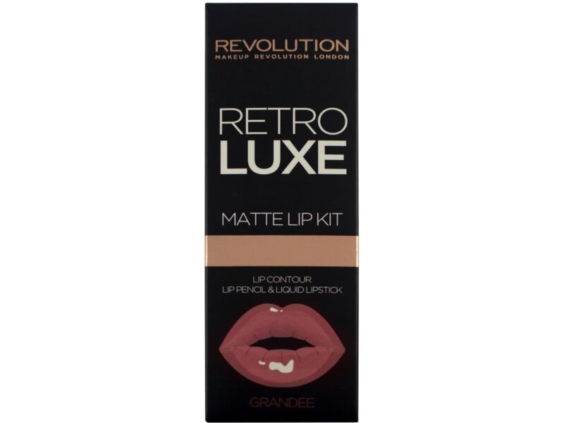 Makeup Revolution Retro Matte Lip Kit Grandee 1