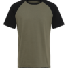 Blend t-shirt army/sort 7
