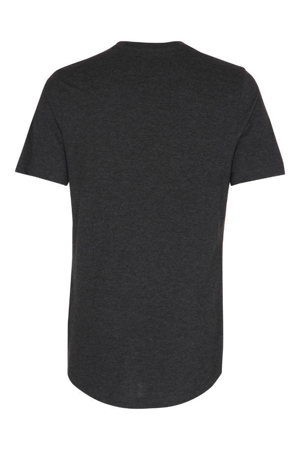 Long tee t-shirt antracit grå 3
