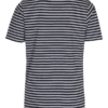 Stribet t-shirt lysegrå/navy 6