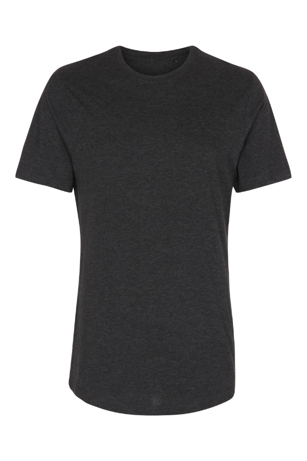 Long tee t-shirt antracit grå 1