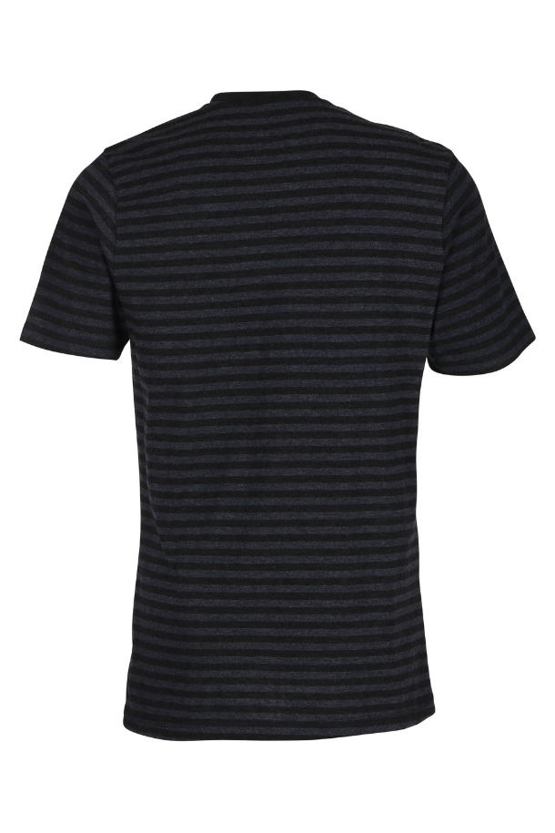 Stribet t-shirt navy/sort 2
