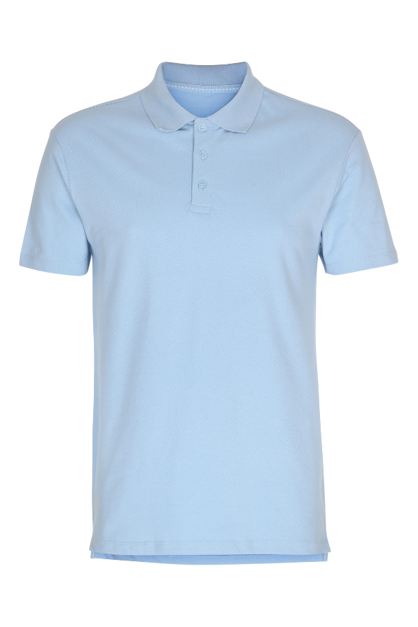 Polo-t-shirt-lyseblaa-balderclothes-1