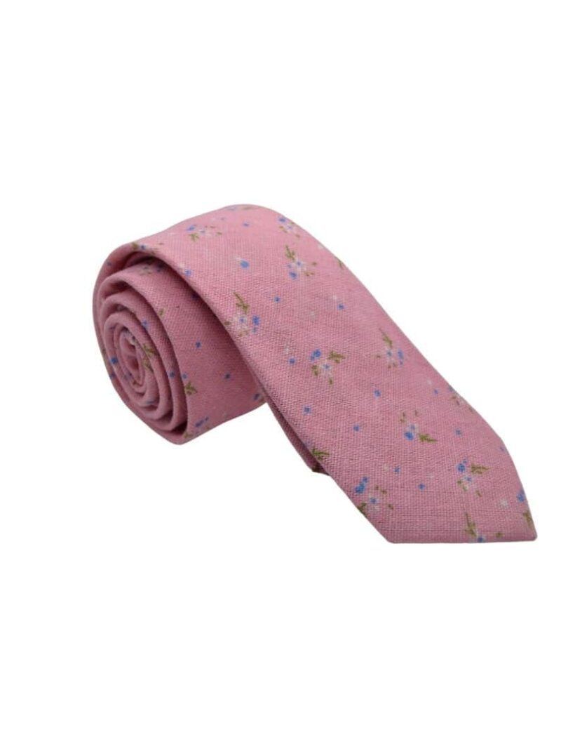 Pink Slips Med Blomst