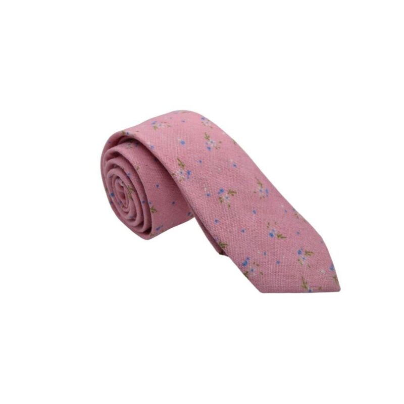 Pink Slips Med Blomst