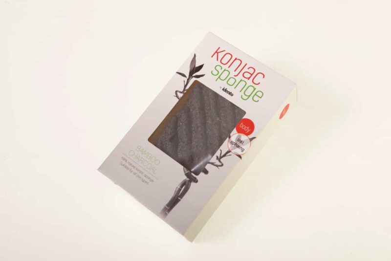 Konjac - Dry Sponge Wave Body - Bamboo