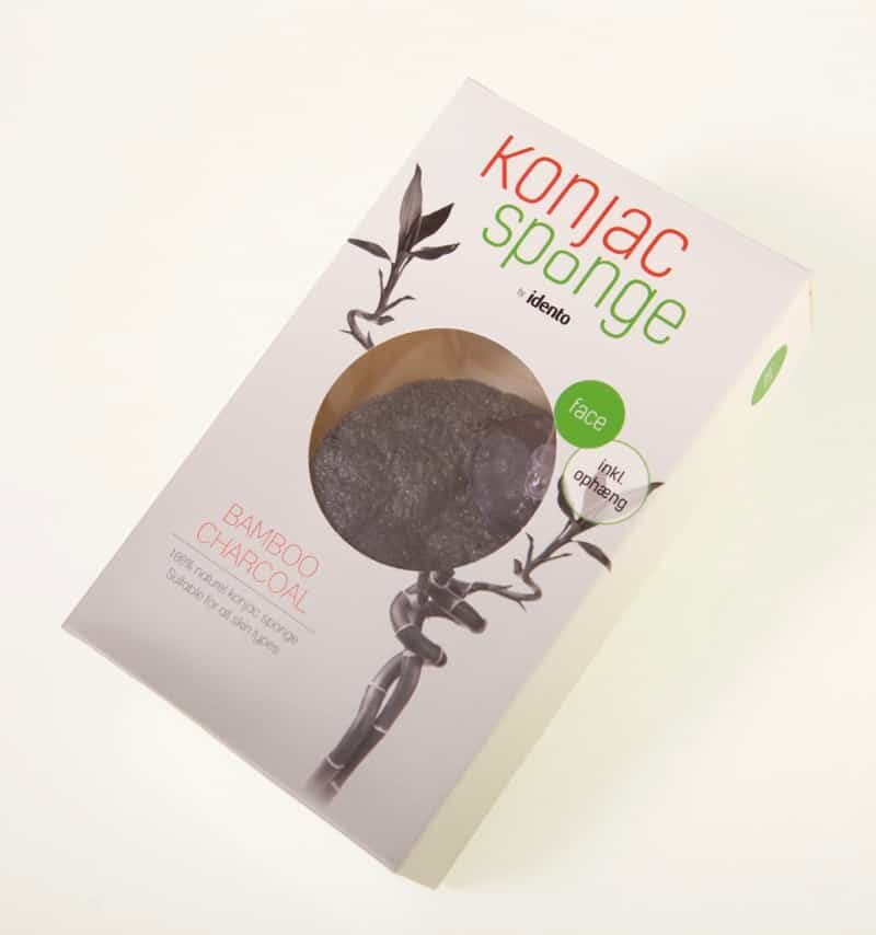 Konjac - Dry Sponge Halfball Face - Bamboo