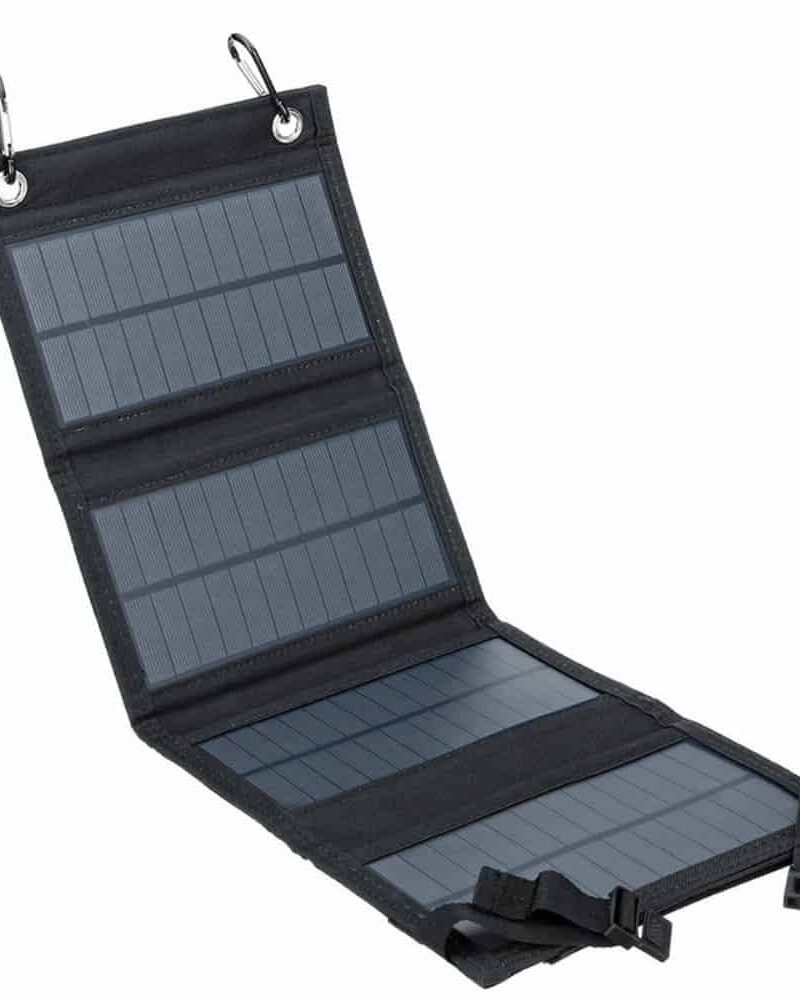 Foldbart Solpanel 20w - Sort