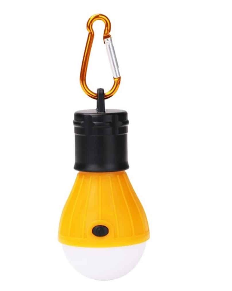 Led Teltlampe Med Klipskrog - Orange