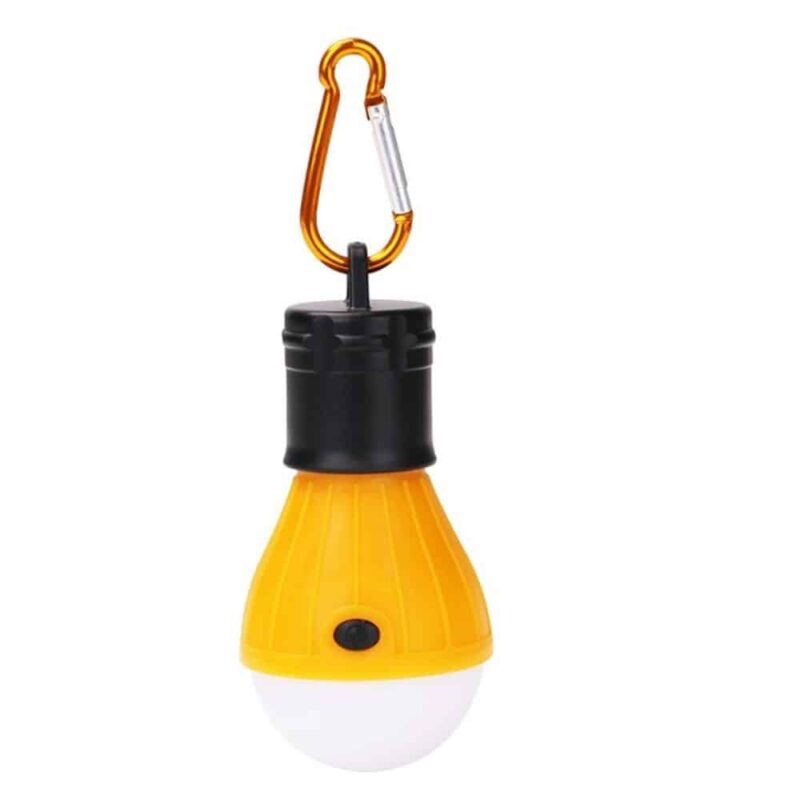 Led Teltlampe Med Klipskrog - Orange