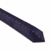 Blåt Slips Med Orange Prikker Blåt Slips Med Orange Prikker