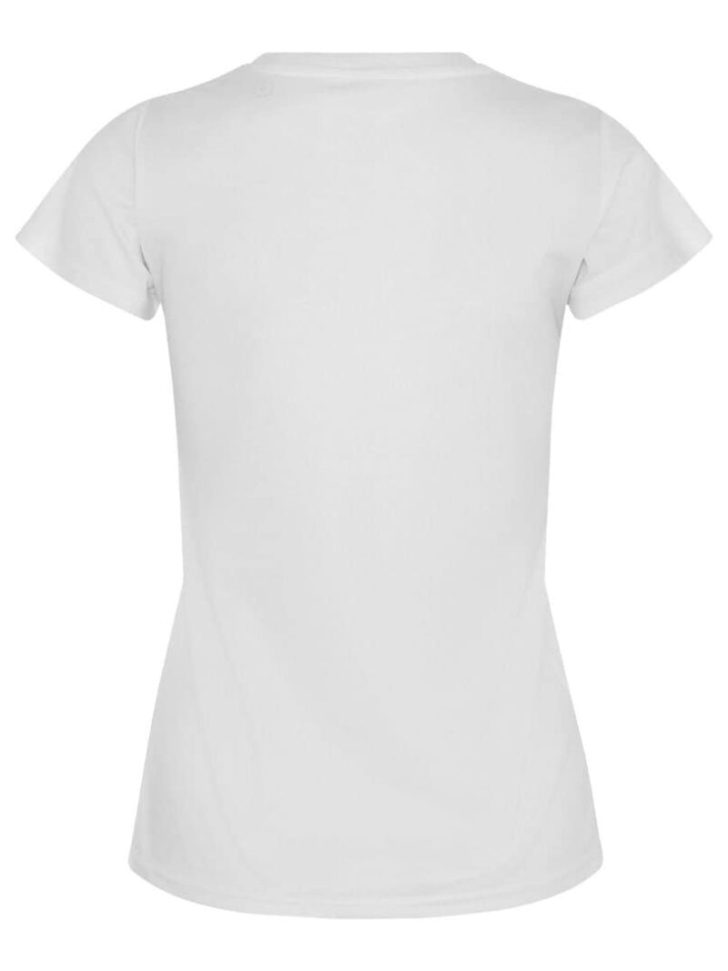 Fitness T-shirt Dame Hvid