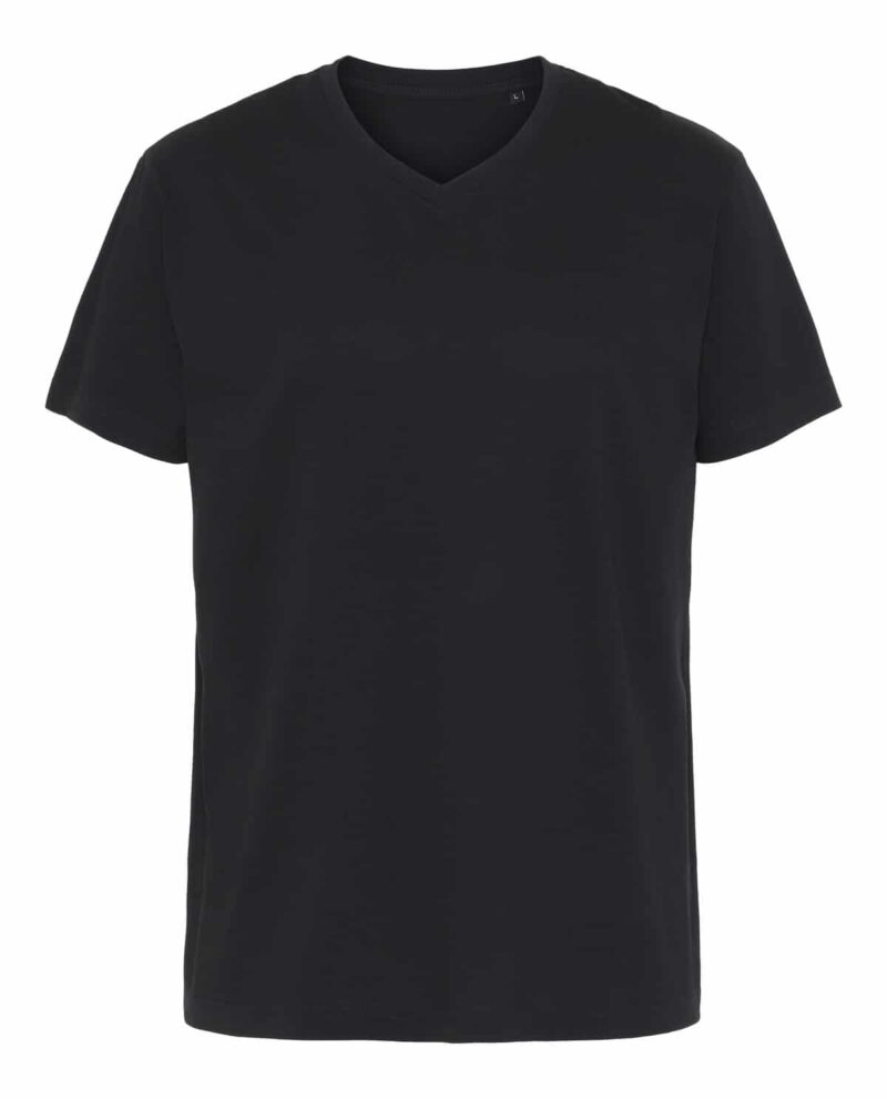 Premium Cam V-neck T-Shirt Sort 1