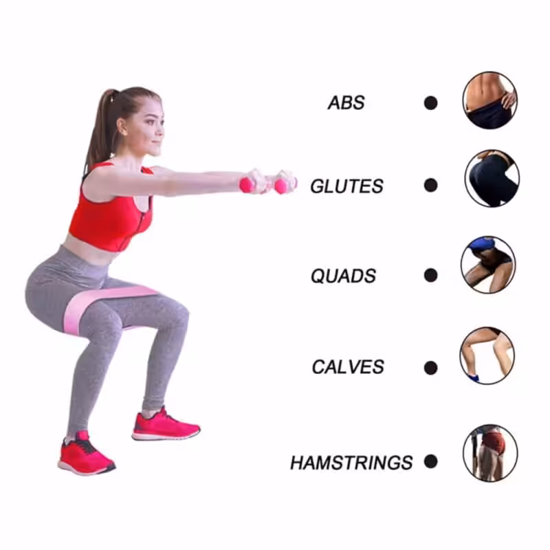 Squat Elastik Pink Squat Elastik Pink