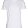 Basic T-shirt Deep Cut Lysegrå