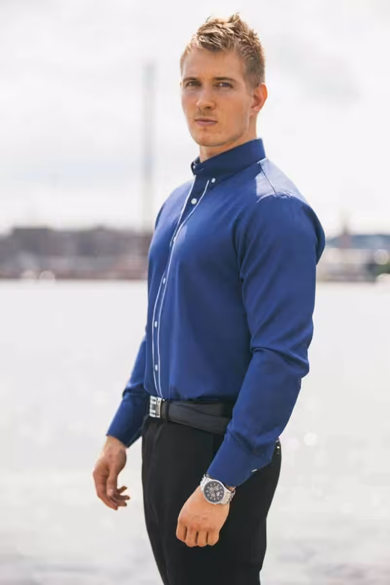 Tailormade – Skjorte Blå Tailormade - Skjorte Blå