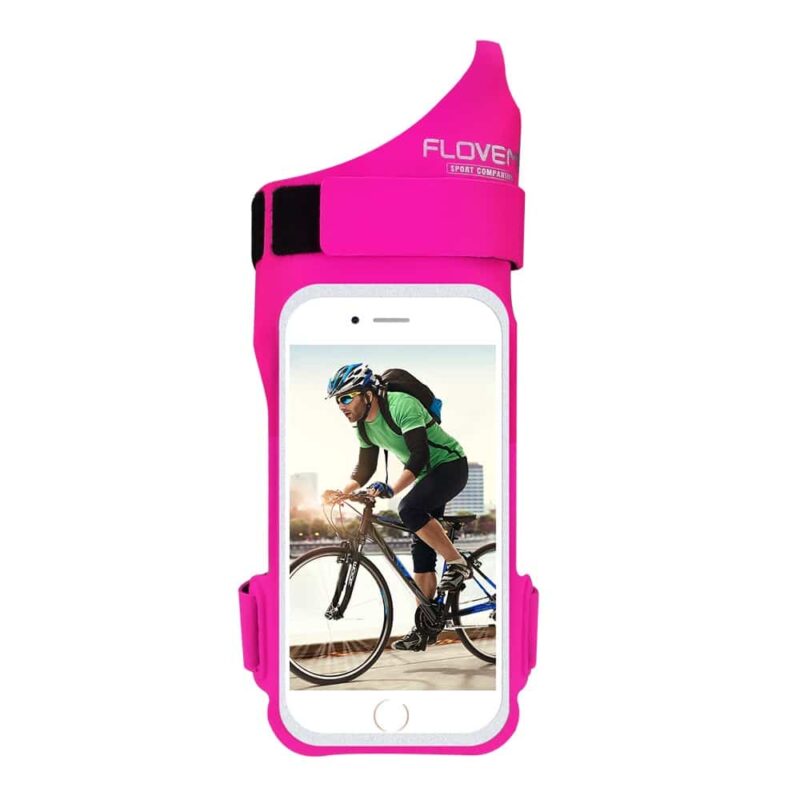 Iphone 7/6/6s - Sportsarmbånd Holder Med Tommelfinger Ring - Rosa