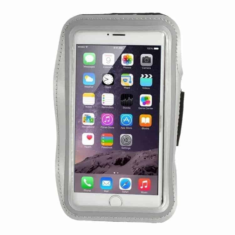 Iphone 6 Plus / 7 Plus / 6s Plus / 7s Plus - Løbe Sports Armbånd - Grå