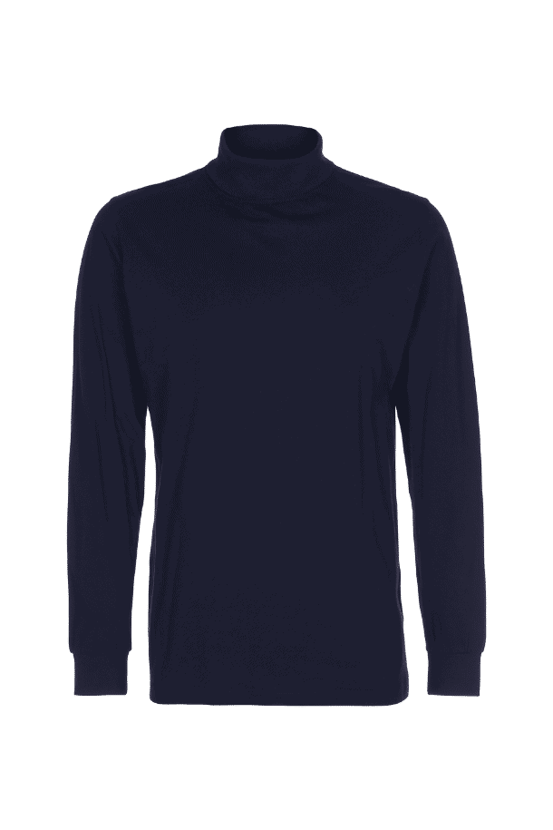 Turtleneck Navy Blå