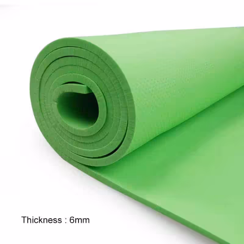 Yogamåtte Grøn 6mm Yogamåtte Grøn 6mm