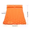 Berserkir Dobbelt Liggeunderlag - Orange