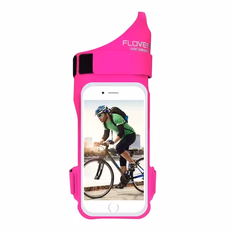 Iphone 7/6/6s - Sportsarmbånd Holder Med Tommelfinger Ring - Rosa
